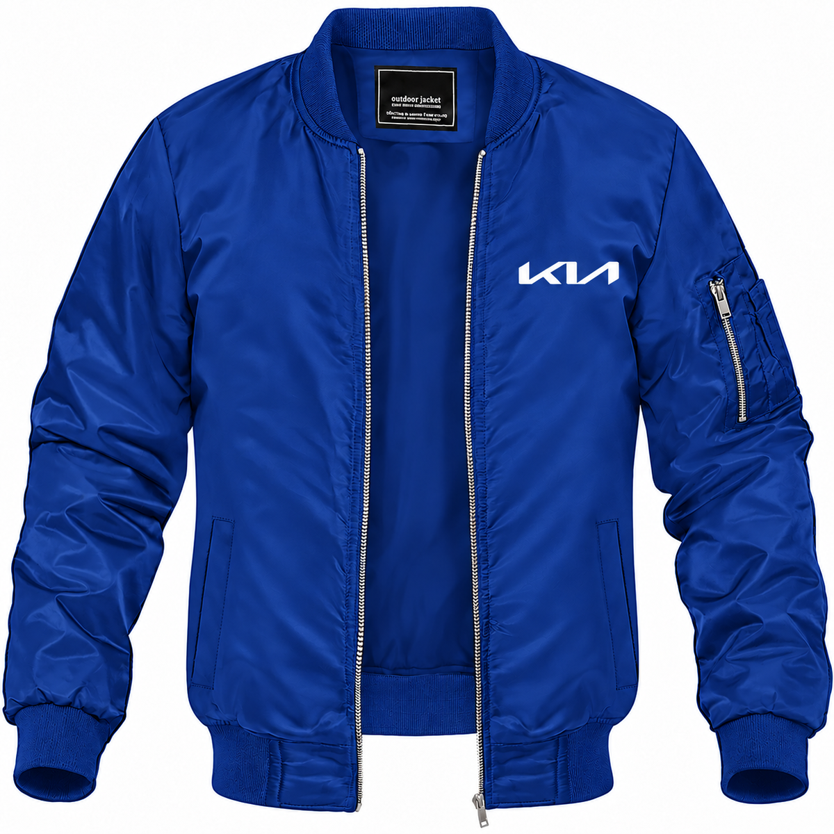 Kia bomber jacket | Blue | Front