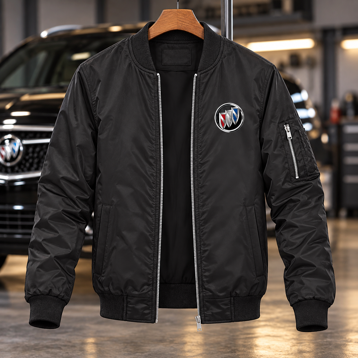 Buick Motorsports bomber jacket | Black | Garage