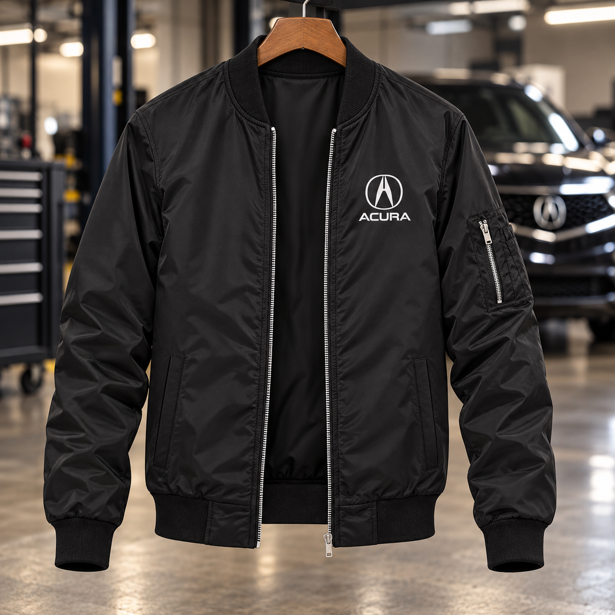 Acura bomber jacket | Black | Garage