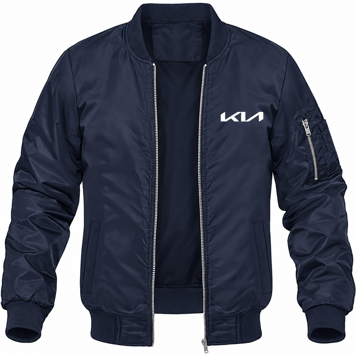 Kia bomber jacket | Navy | Front
