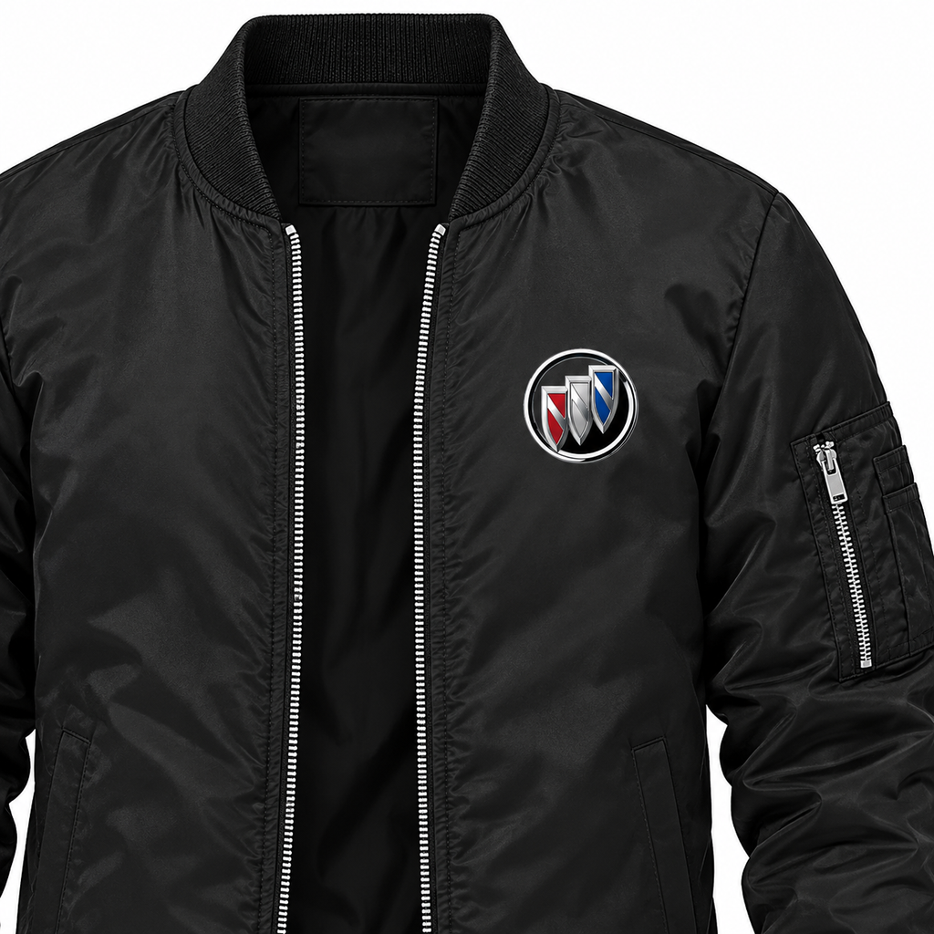 Buick Motorsports bomber jacket | Black | Chest detail
