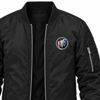 Buick Motorsports bomber jacket | Black | Chest detail