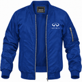 Infiniti Luxury bomber jacket | Blue | Front