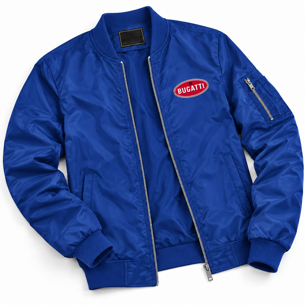 Bugatti bomber jacket | Blue | Flat lay