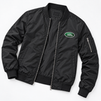 Land Rover bomber jacket | Black | Flat lay