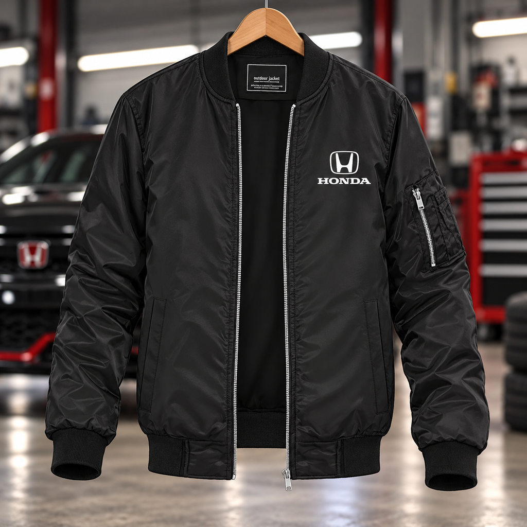 Honda Motorsport bomber jacket | Black | Garage