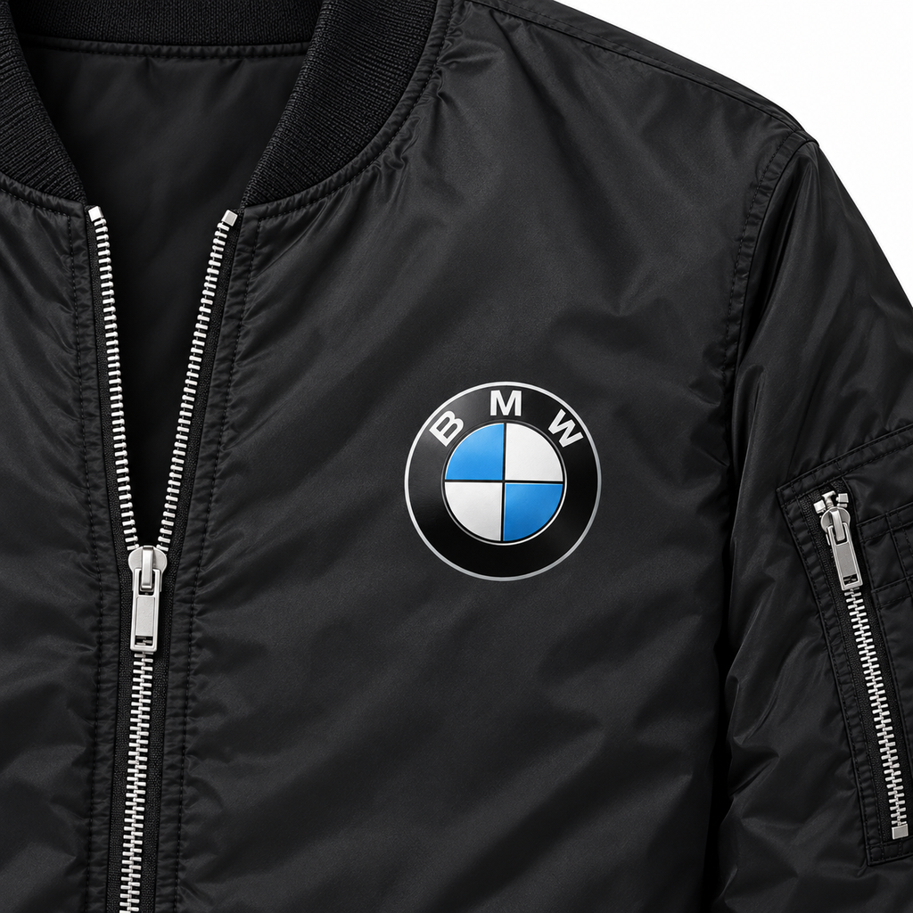 BMW Motorsports bomber jacket | Black | Chest detail