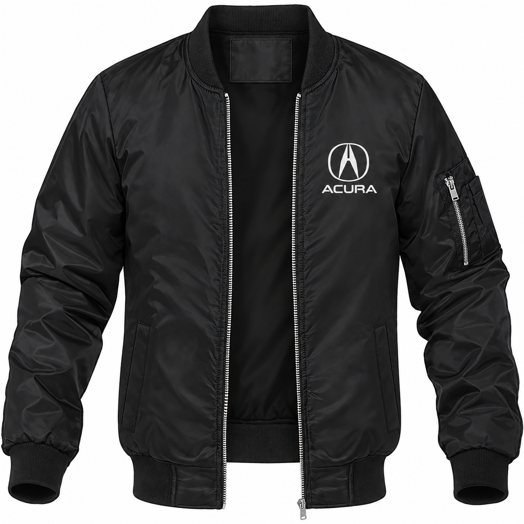 Acura bomber jacket | Black | Front