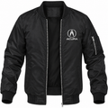 Acura bomber jacket | Black | Front