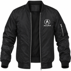 Acura bomber jacket | Black | Front