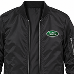Land Rover bomber jacket | Black | Chest detail