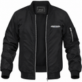 Chrysler bomber jacket | Black | Front