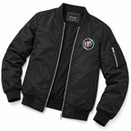 Buick Motorsports bomber jacket | Black | Flat lay