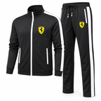 Men's Ferrari Motorsports Car Dri-Fit TrackSuit | Color: Black | Image 2