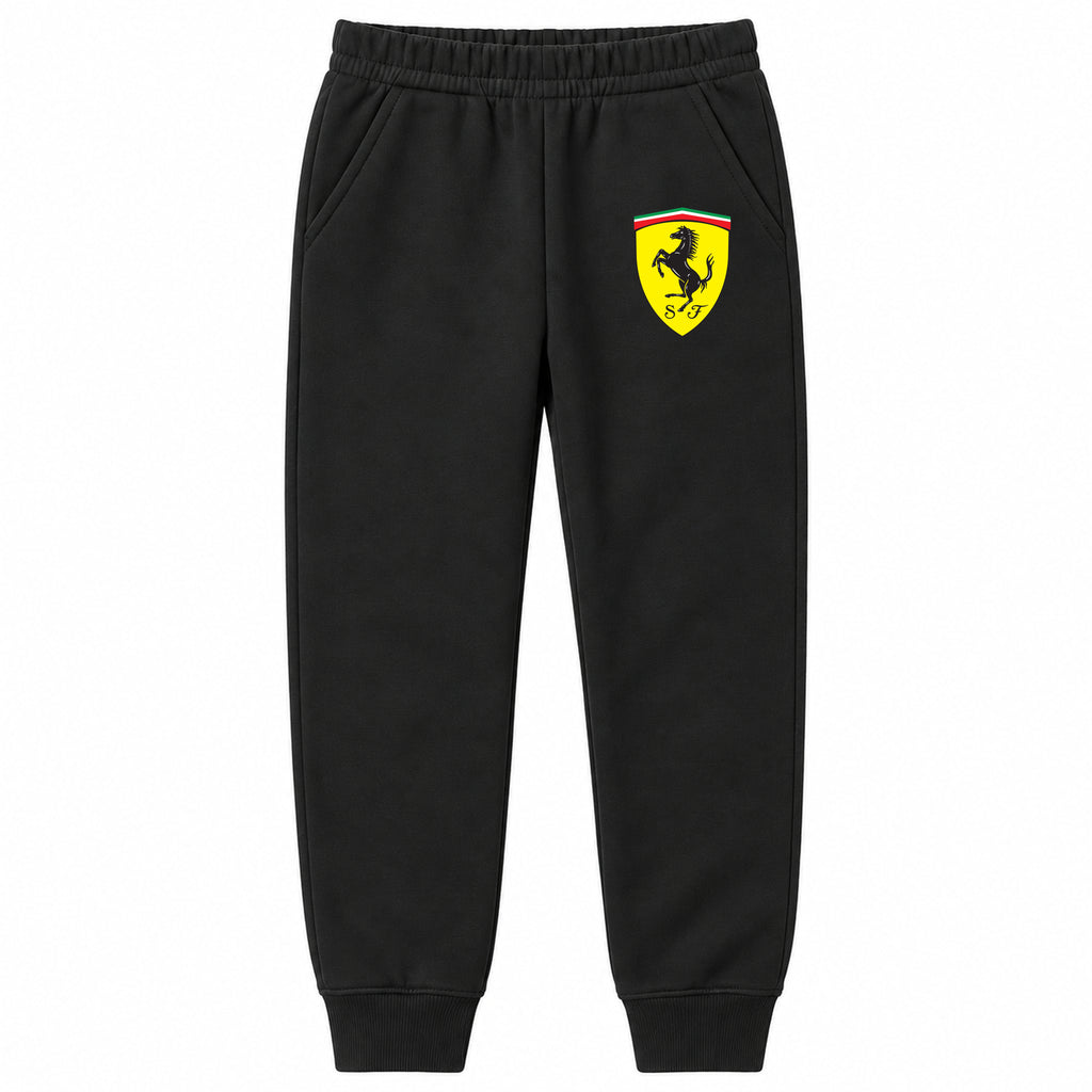 Ferrari youth jogger sweatpants in Black, Youth Large ages 10–12