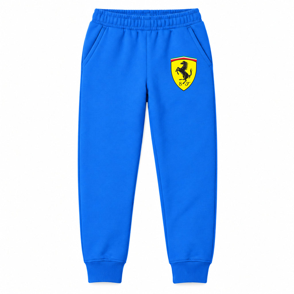 Ferrari youth jogger sweatpants in Blue, Youth Large ages 10–12