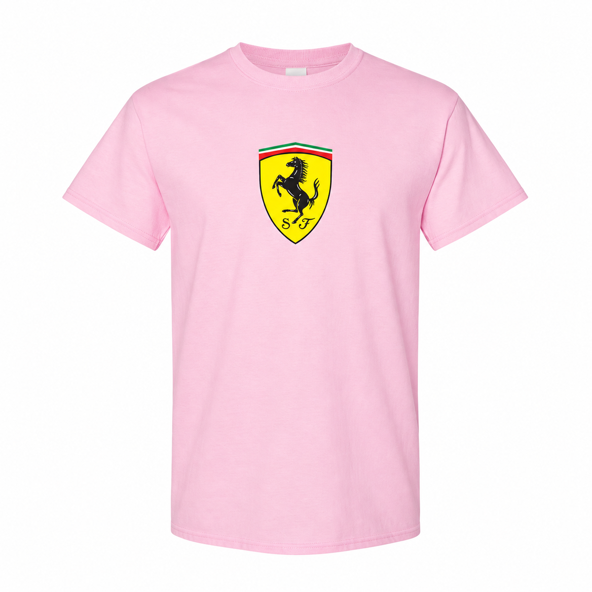 Ferrari cotton T-shirt Pink front