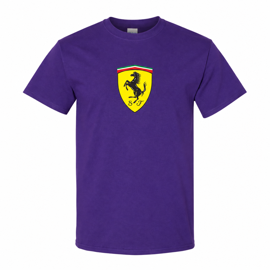Ferrari cotton T-shirt Purple front