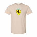 Ferrari cotton T-shirt Tan front