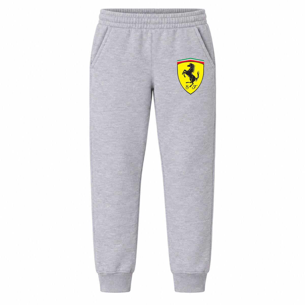 Ferrari youth jogger sweatpants in Grey, Youth Large ages 10–12