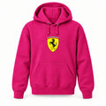 Ferrari - Youth Large Hoodie (Ages 10–12) | Color: Hot Pink
