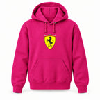 Ferrari - Youth Large Hoodie (Ages 10–12) | Color: Hot Pink