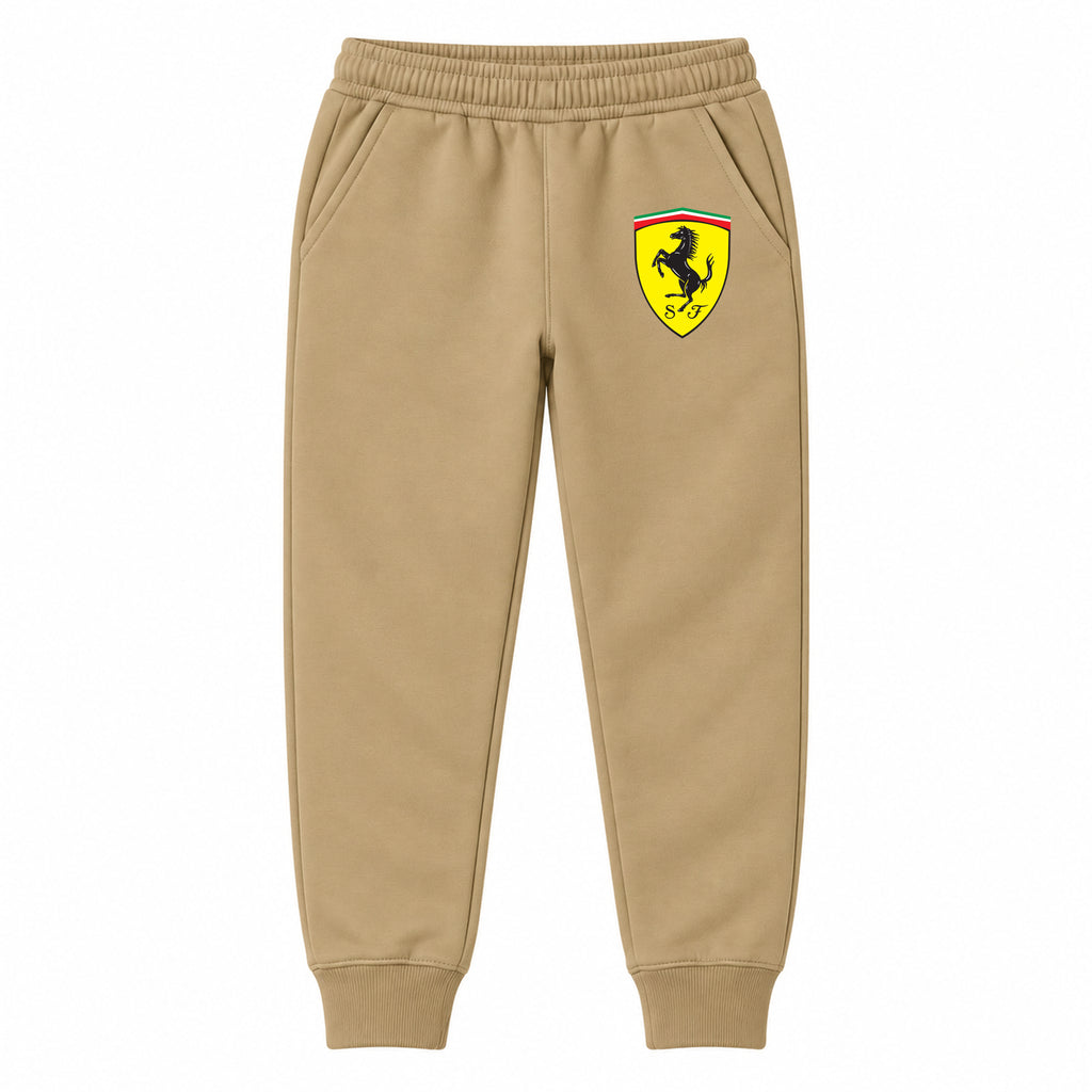 Ferrari youth jogger sweatpants in Khaki, Youth Large ages 10–12