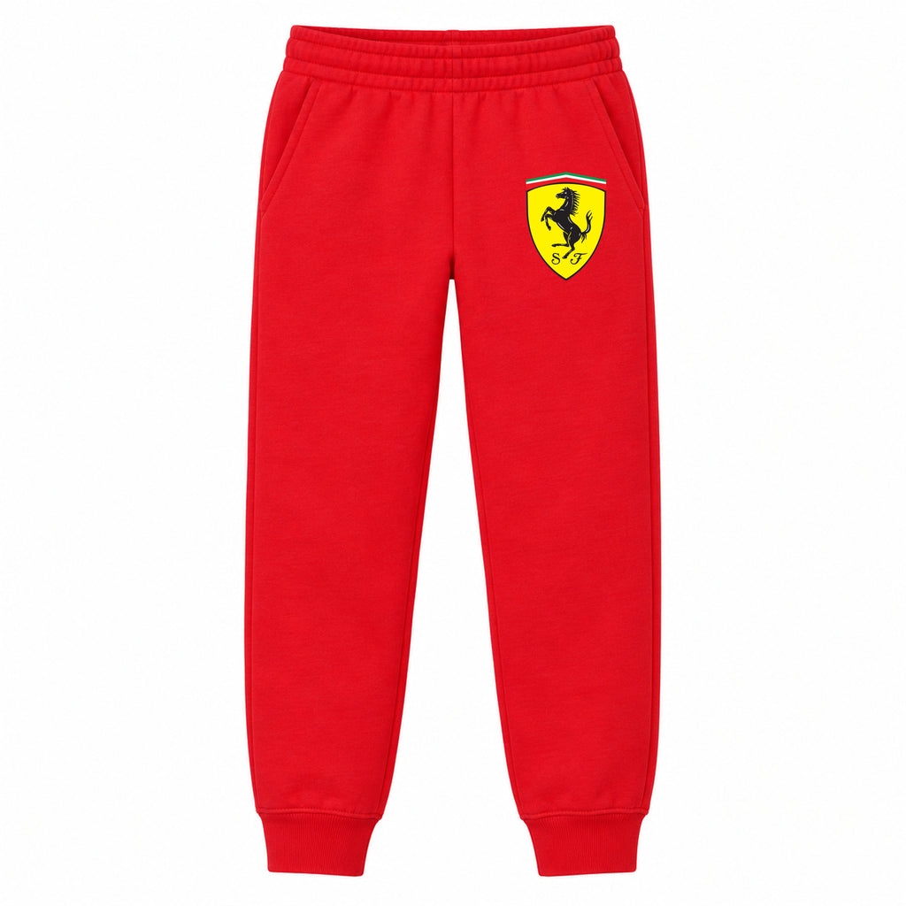 Ferrari youth jogger sweatpants in Red, Youth Large ages 10–12
