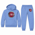 Fiat youth hoodie jogger set, Carolina Blue, Youth Large ages 10–12