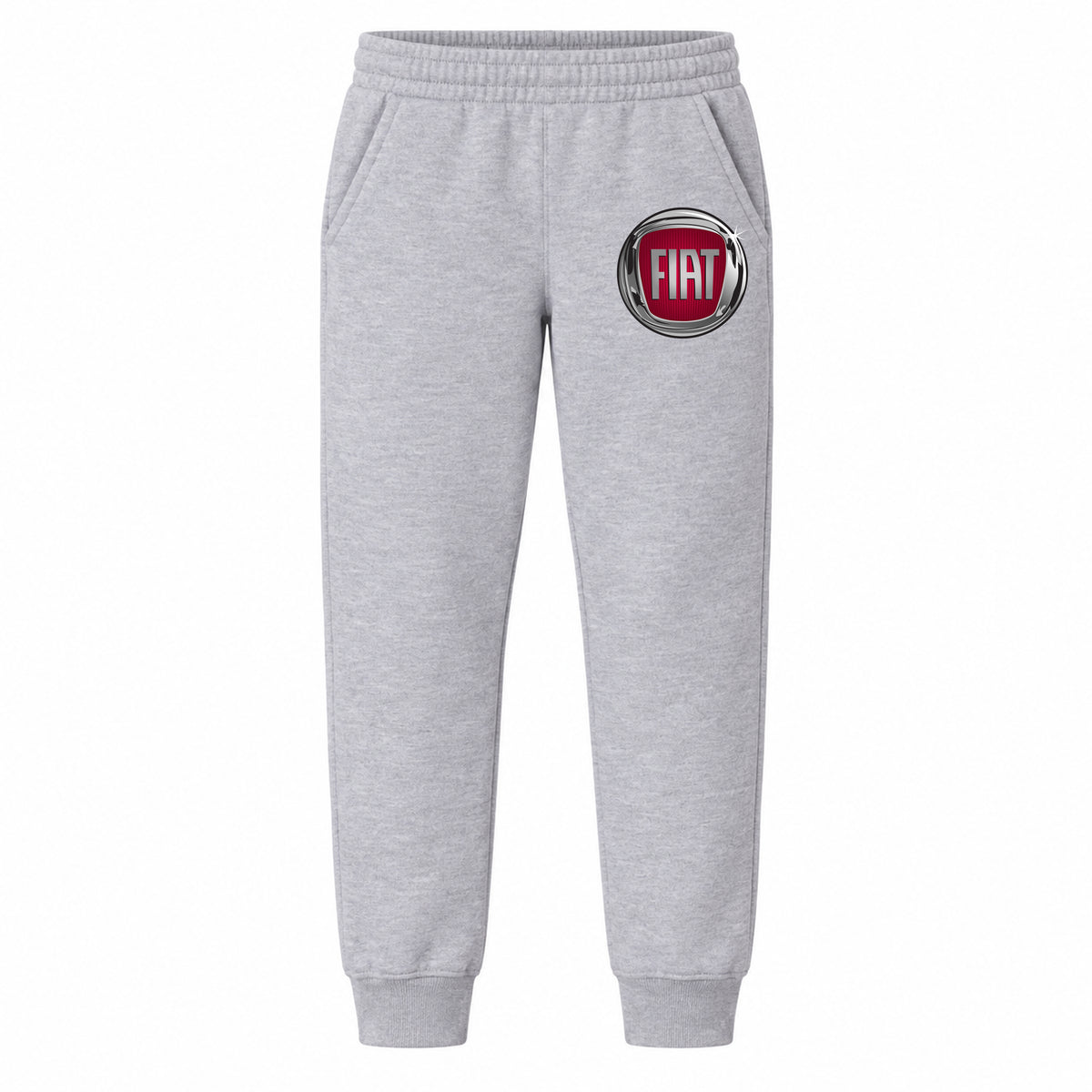 Fiat youth jogger sweatpants in Grey, Youth Large ages 10–12