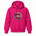 Fiat - Youth Large Hoodie (Ages 10–12) | Color: Hot Pink