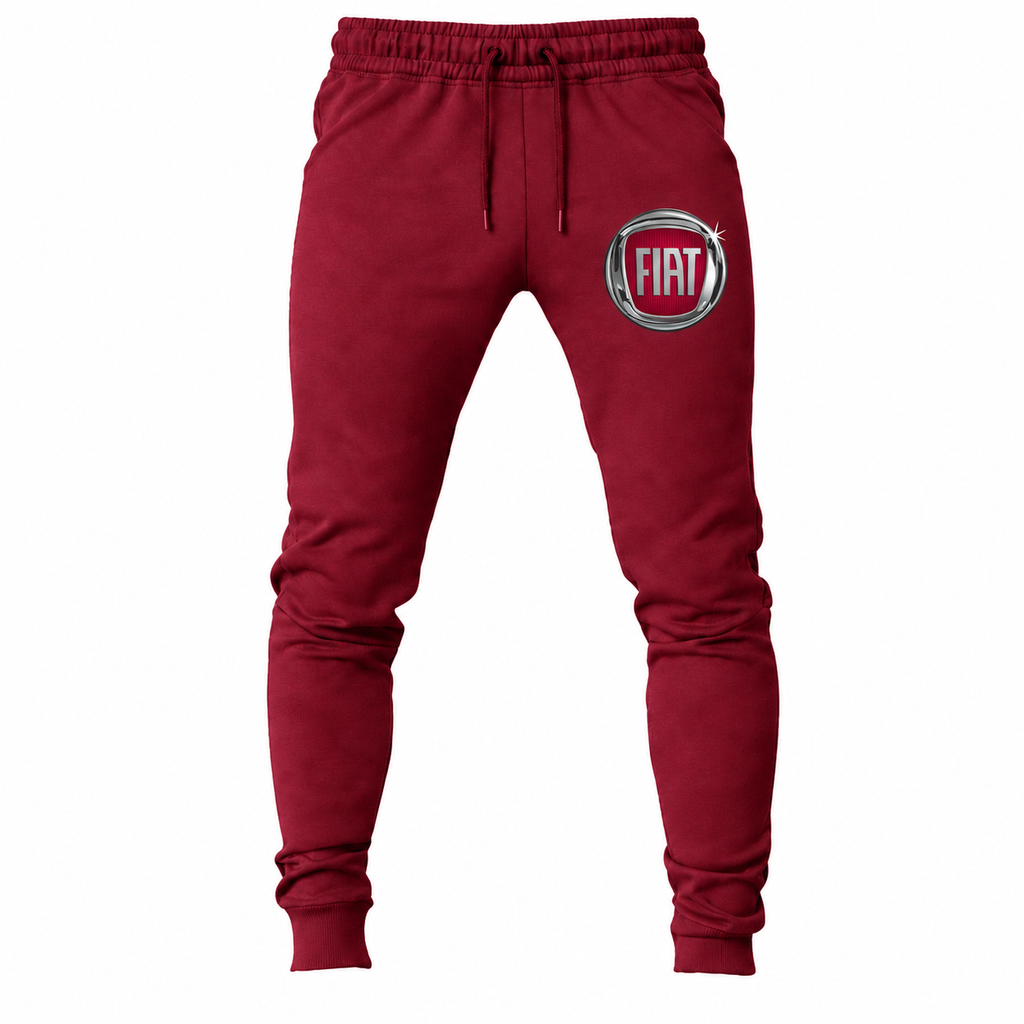 Fiat joggers Burgundy front left thigh heat transfer