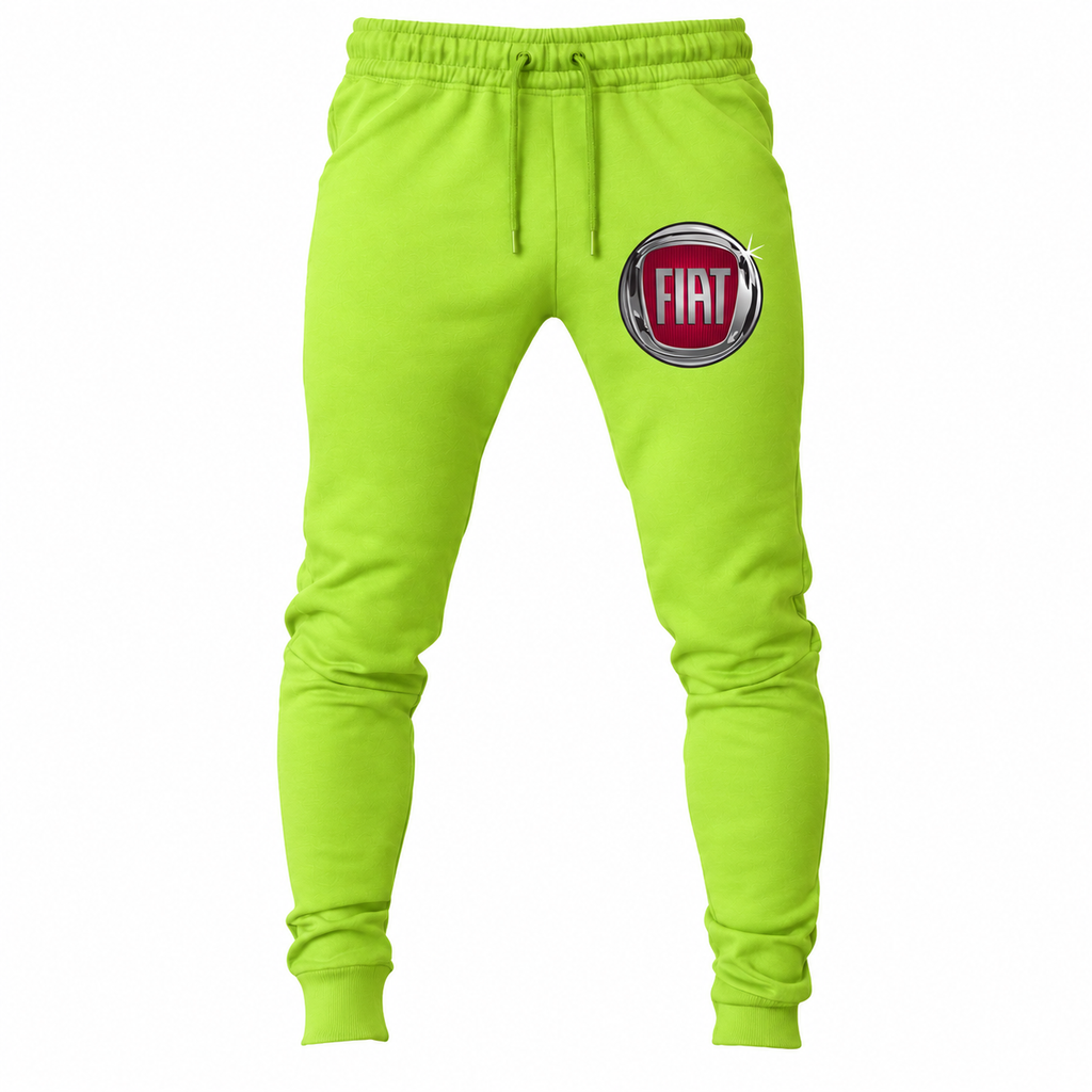 Fiat joggers Lime Green front left thigh heat transfer