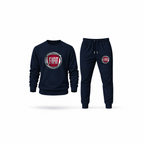 Men's Fiat Sweatshirt Joggers Set | Color: Navy | Main