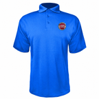 Fiat polyester polo — Blue — source logo on left chest