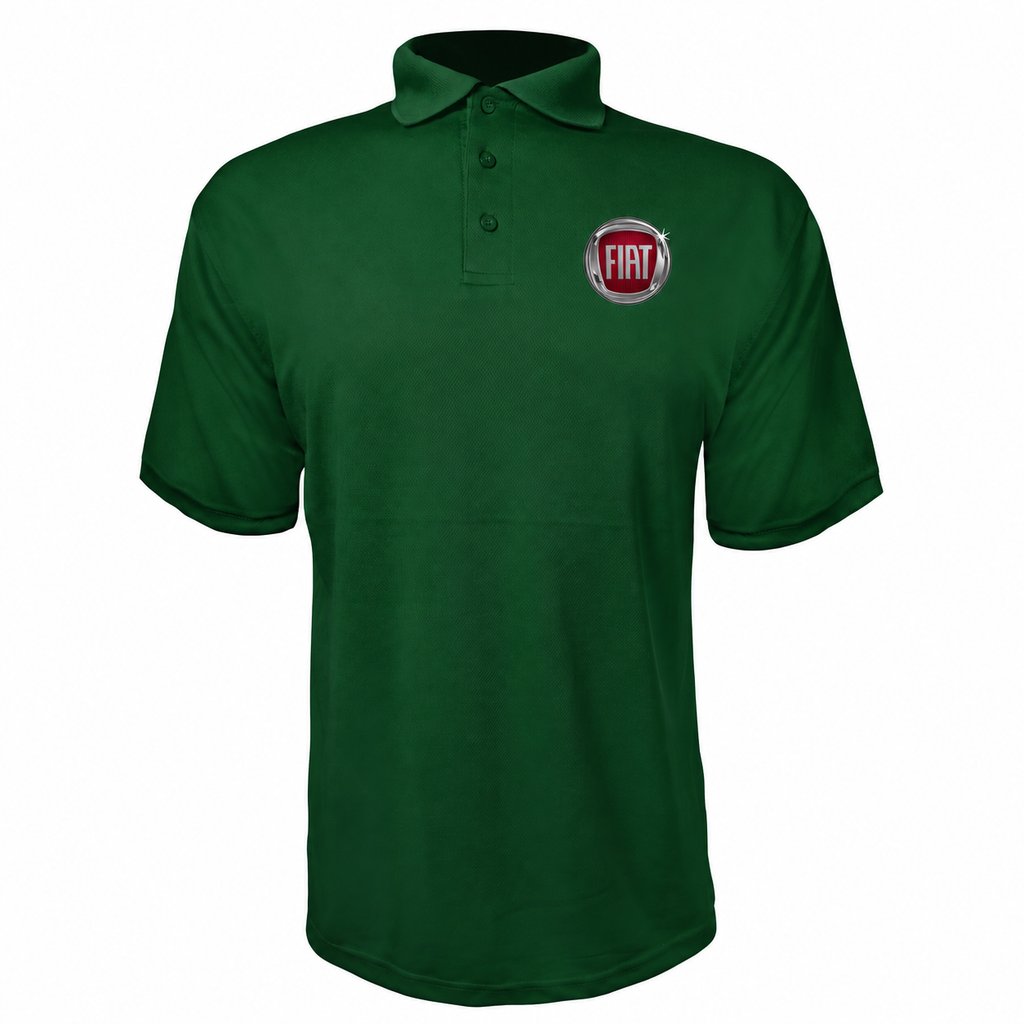 Fiat polyester polo — Forest Green — source logo on left chest