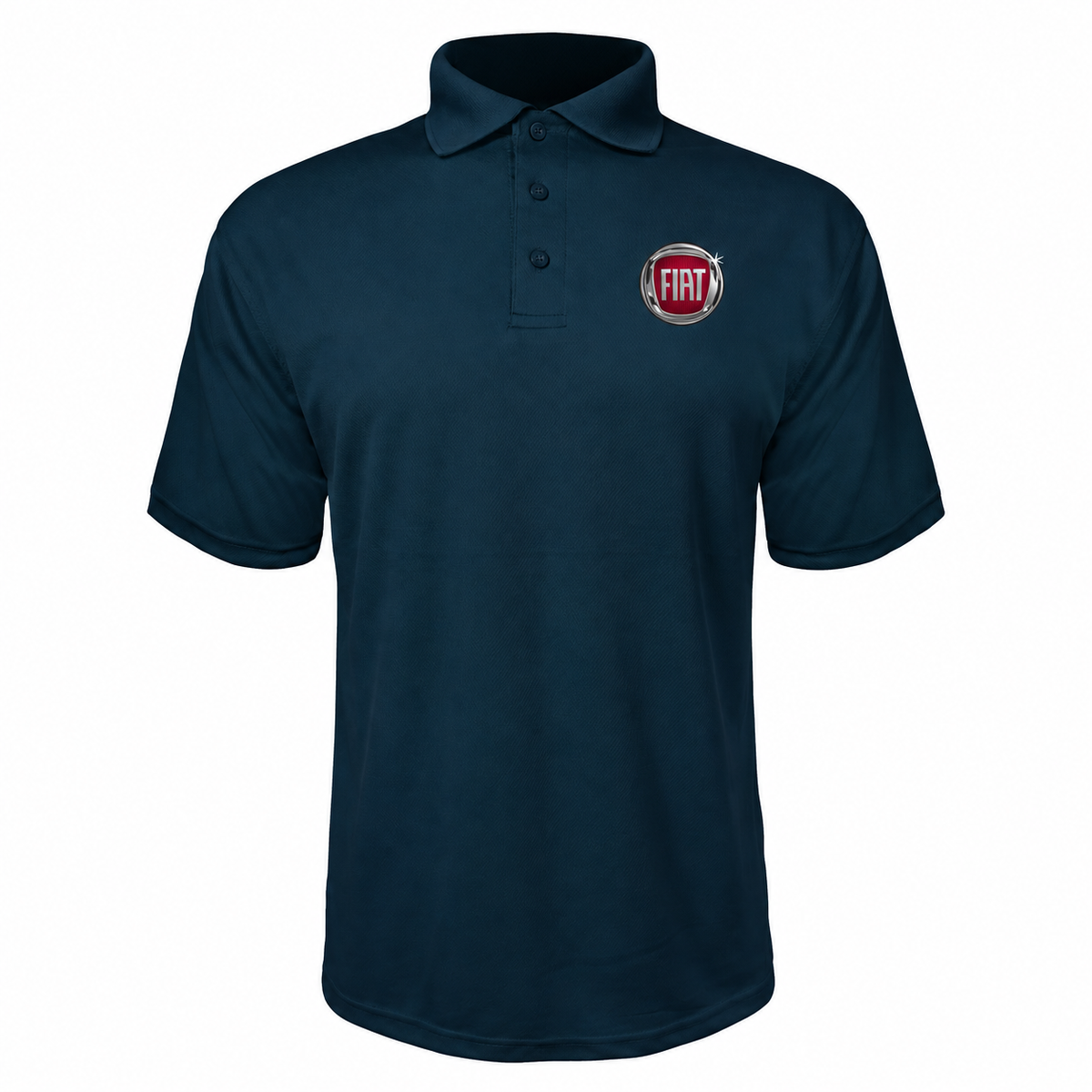 Fiat polyester polo — Navy — source logo on left chest