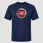 Fiat polyester T-shirt — Navy — original logo