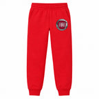 Fiat youth jogger sweatpants in Red, Youth Large ages 10–12