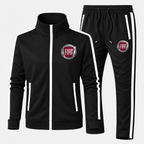Fiat tracksuit Black front left thigh heat transfer