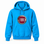 Fiat - Youth Large Hoodie (Ages 10–12) | Color: Turquoise