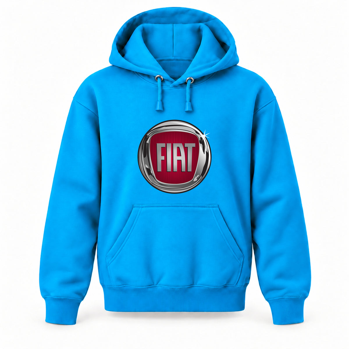 Fiat - Youth Large Hoodie (Ages 10–12) | Color: Turquoise
