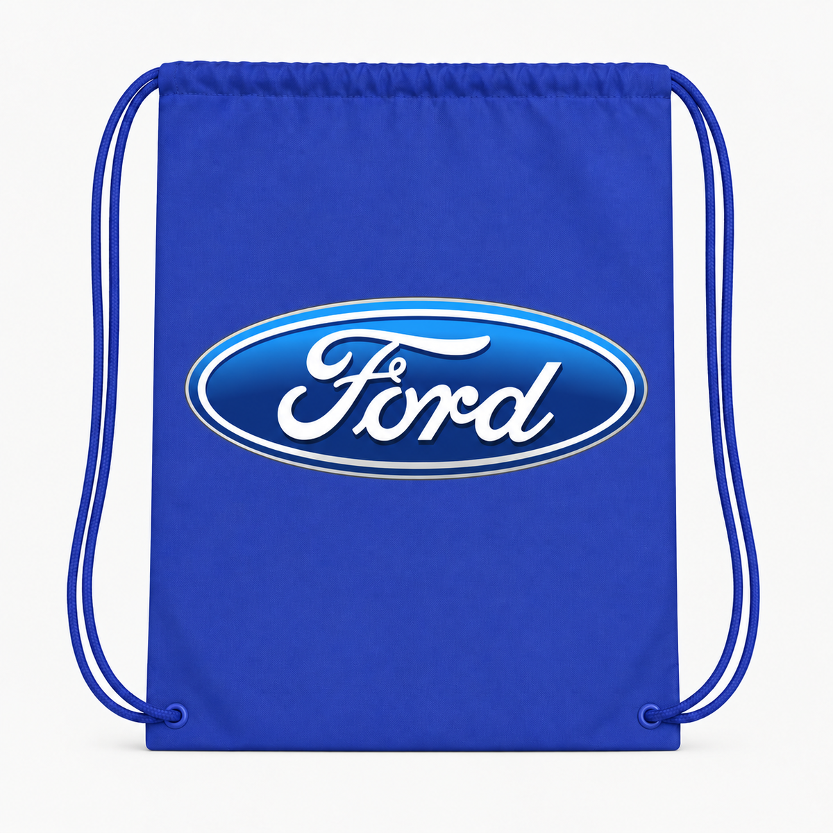 Ford Car Drawstring Bag - Blue