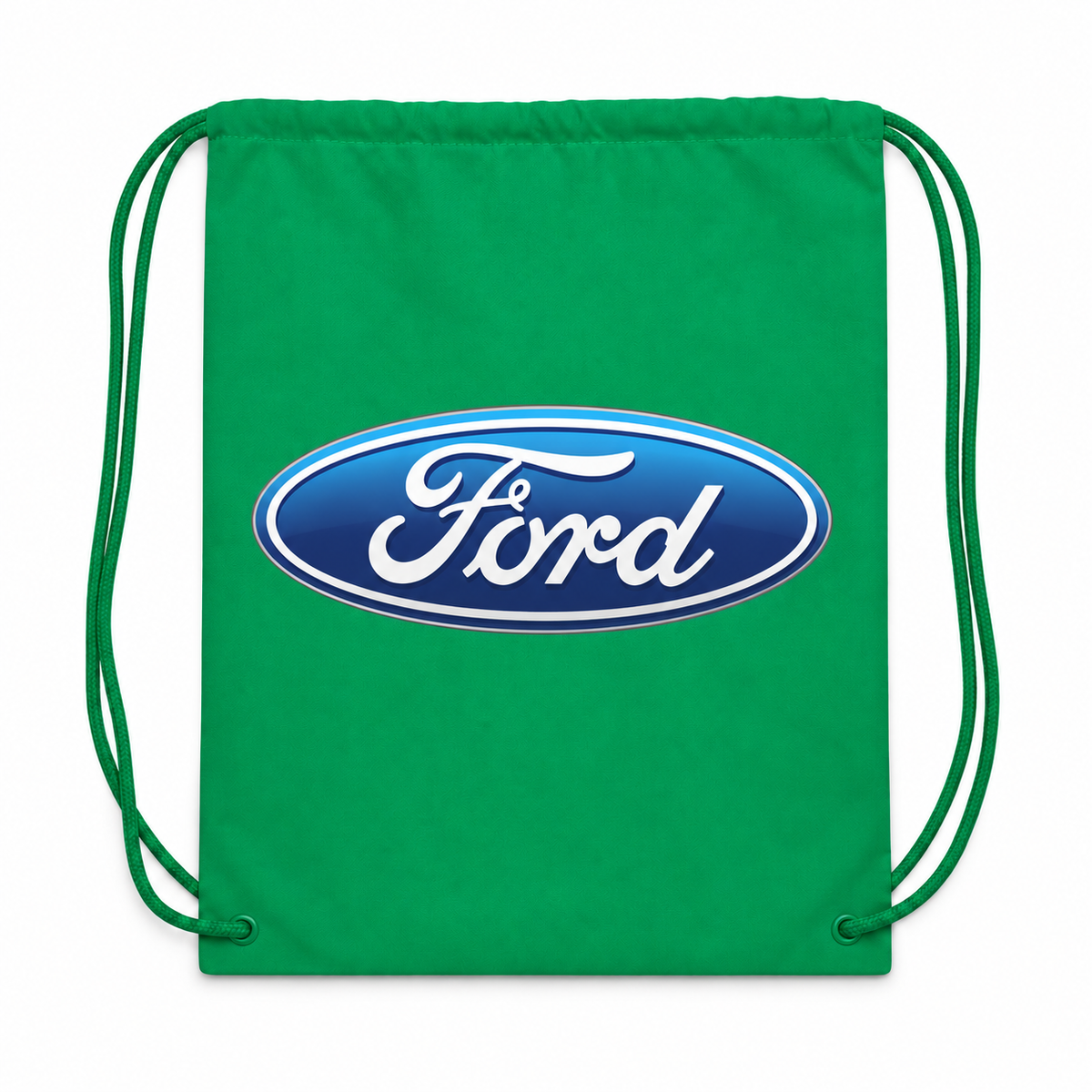 Ford Car Drawstring Bag - Green