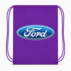 Ford Car Drawstring Bag - Purple