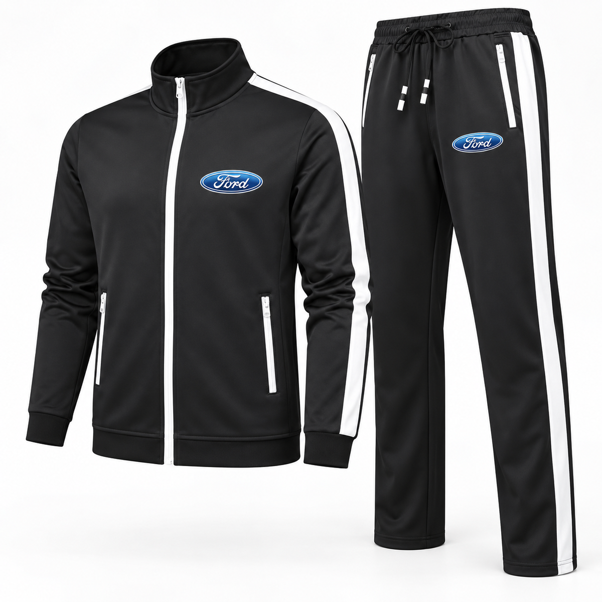Men's Ford Car Dri-Fit TrackSuit | Color: Black | Image 2
