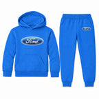 Ford youth hoodie jogger set, Blue, Youth Large ages 10–12