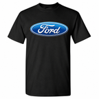 Men’s Ford Car Cotton T-Shirt - Black