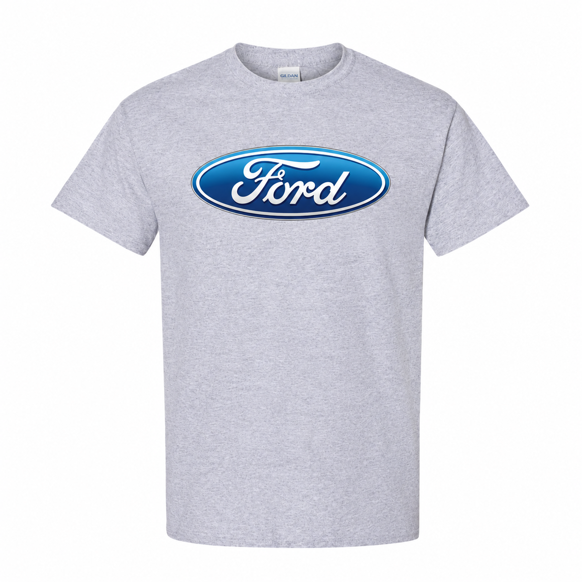 Men’s Ford Car Cotton T-Shirt - Grey