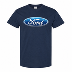 Men’s Ford Car Cotton T-Shirt - Navy